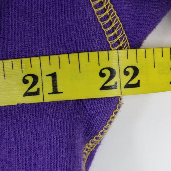 Vintage Sportco Authentic Hoodie Sweatshirt Women's Purple Western Embroidered M - Picture 9 of 10